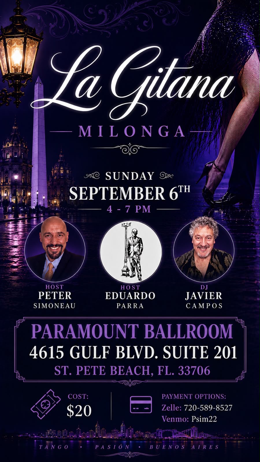 La Gitana Milonga — September 6th