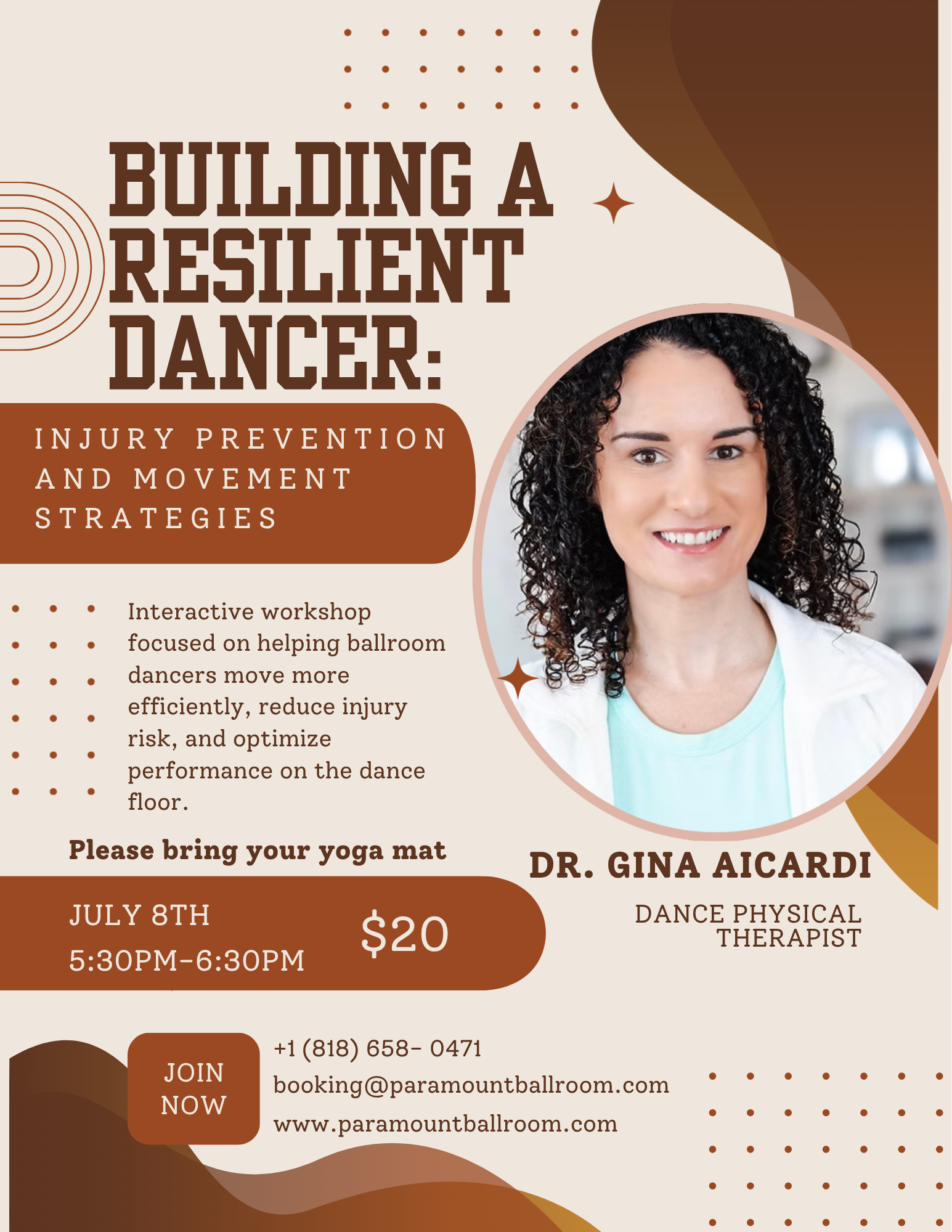 Building a Resilient Dancer — July 8th